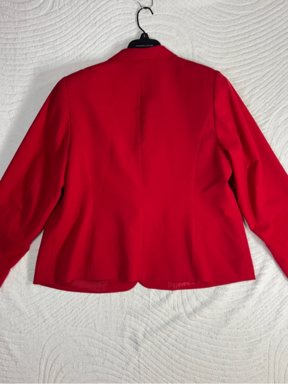 Calvin Klein Bright Red Single-Button Blazer - Picture 2 of 7